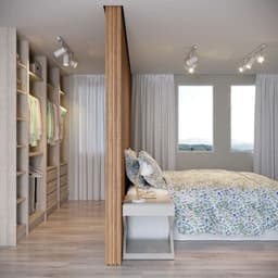 10 Ide Sekat Ruangan Kamar Tidur yang Tidak Makan Tempat