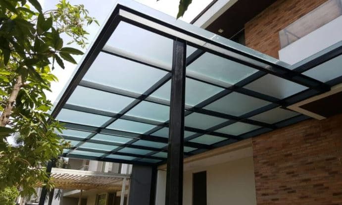 10 Ide Model Kanopi Rumah Mewah