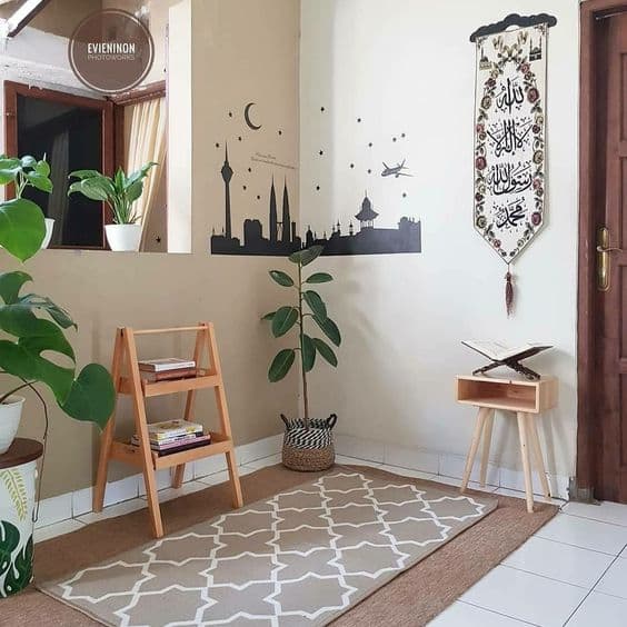 8 Ide Desain Mushola Dalam Rumah Unik dan Menarik