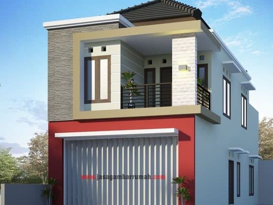 10 Desain Ruko 2 Lantai Minimalis Modern yang Bagus