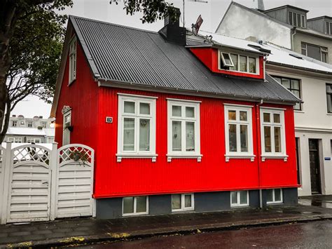 The Red House in Iceland