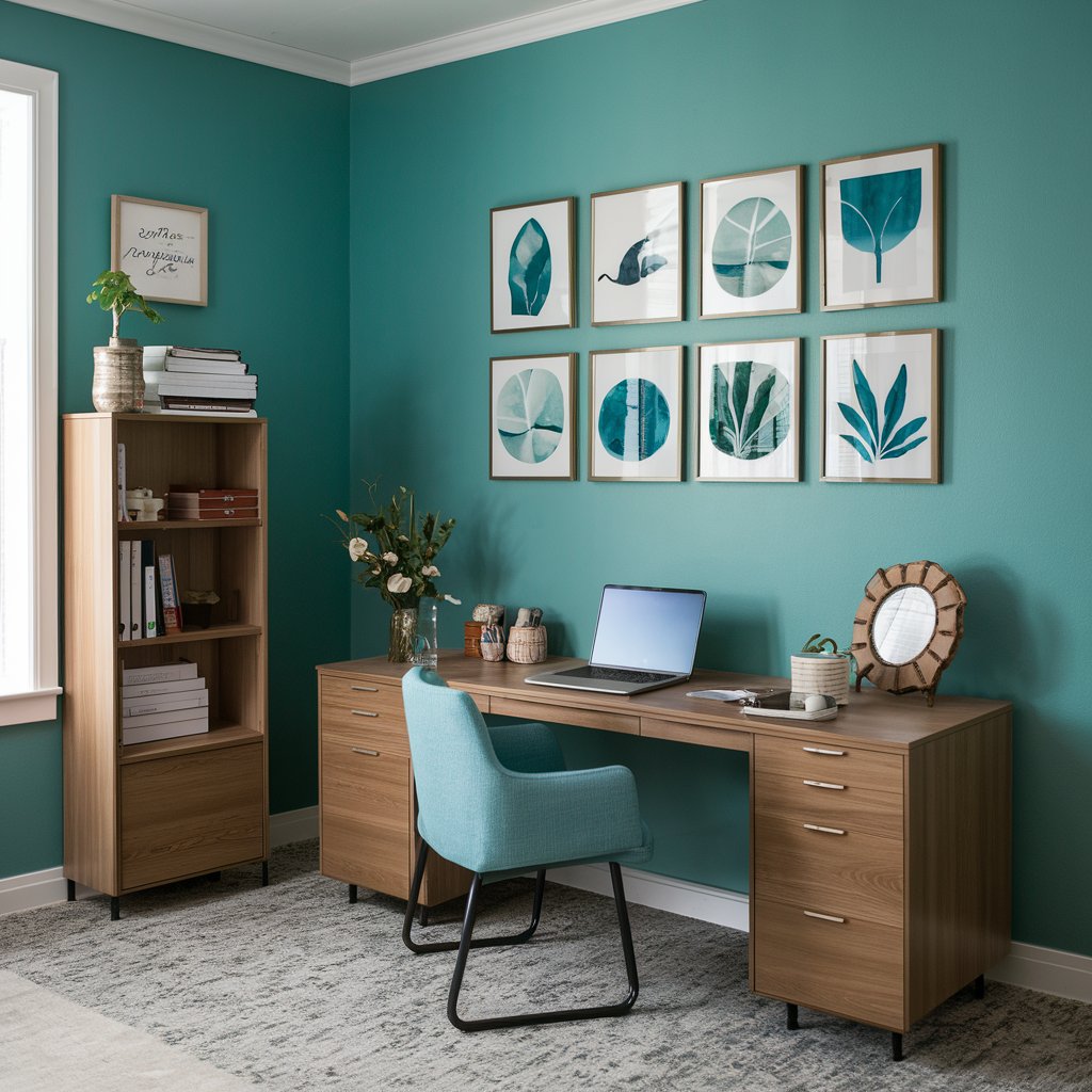 School Office Decor with Color Scheme