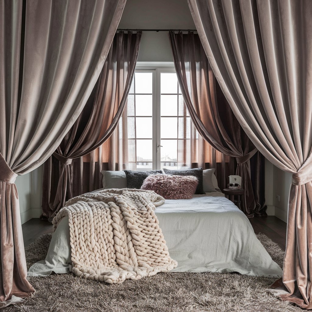 Bedroom Decor Ideas for Women with Textural Elements