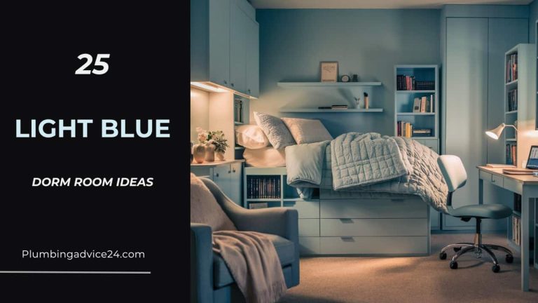 25 Fresh Light Blue Dorm Room Ideas for a Serene