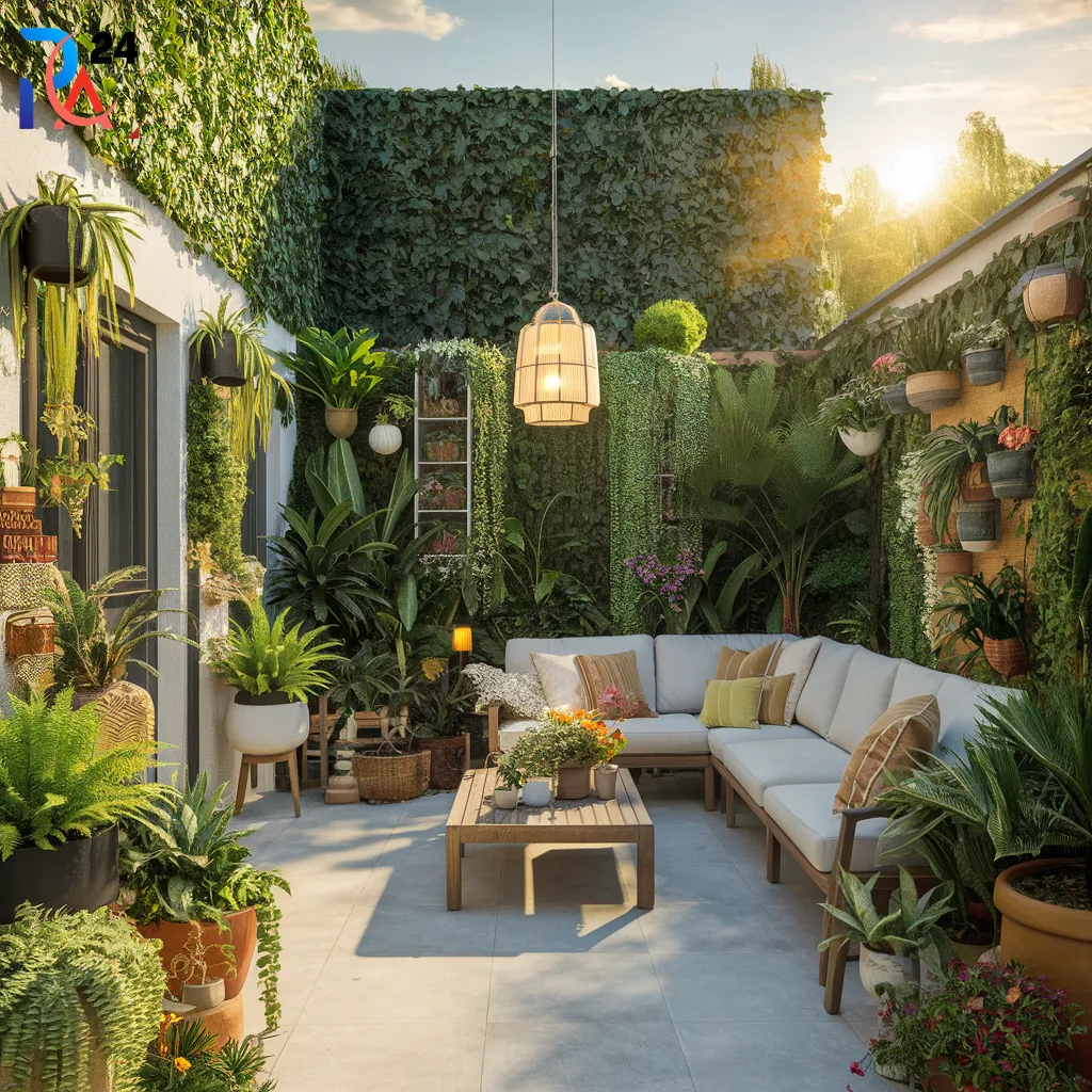 Outdoor Patio Decor Ideas with Plants and greenery