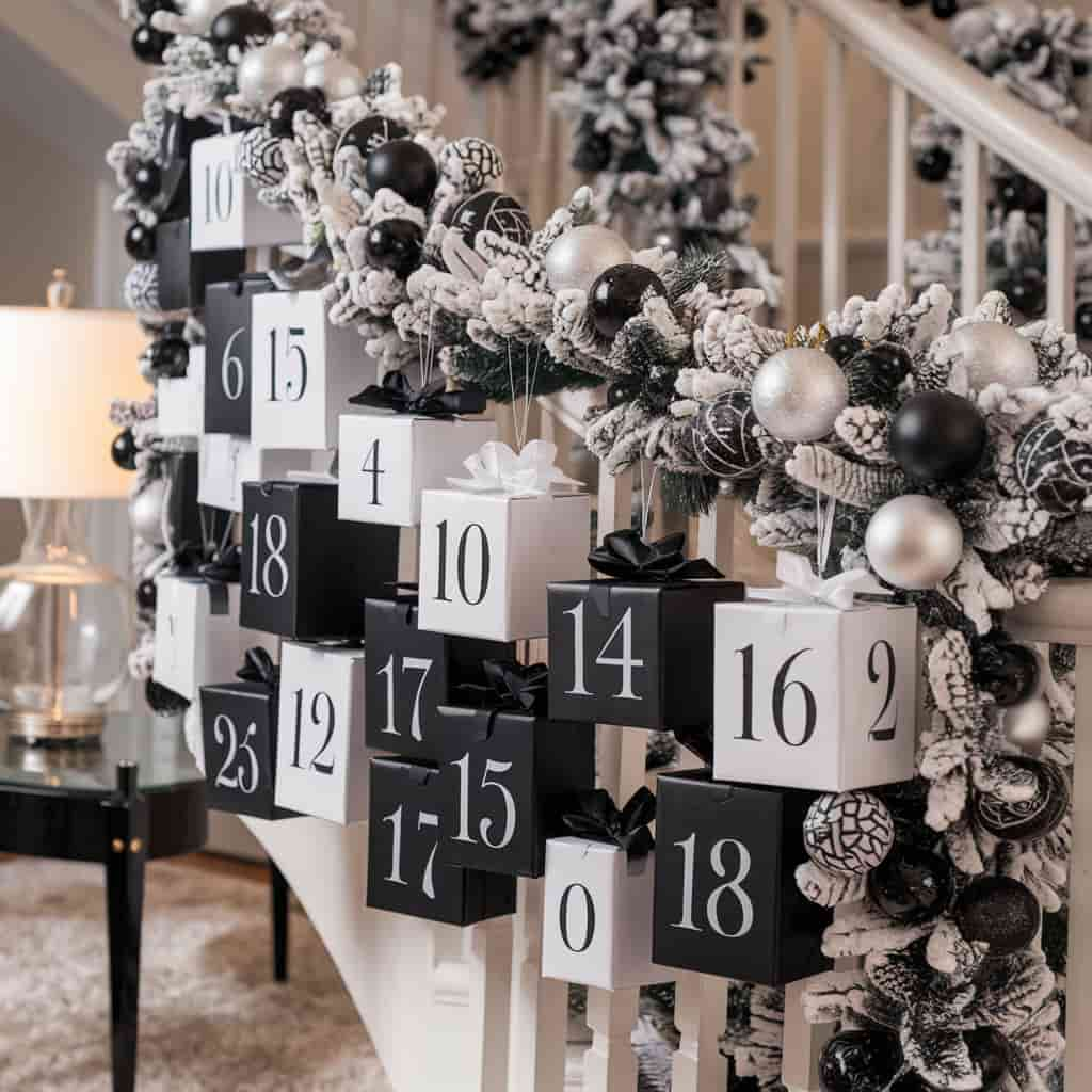 Black and White Advent Calendar