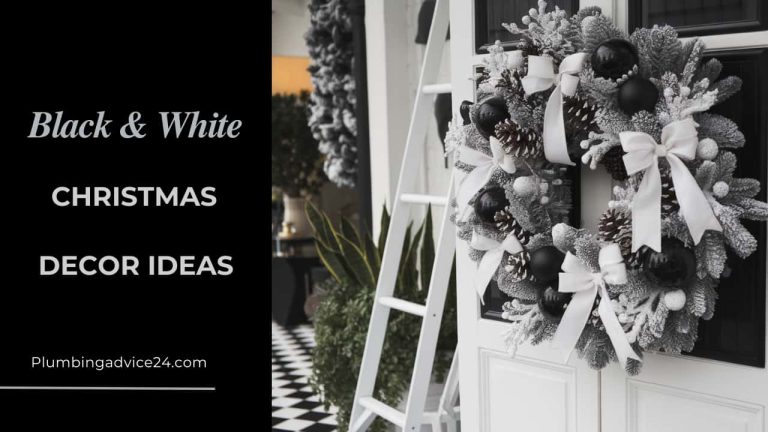 Black and White Christmas Decor Ideas: Minimalist Holiday Magic