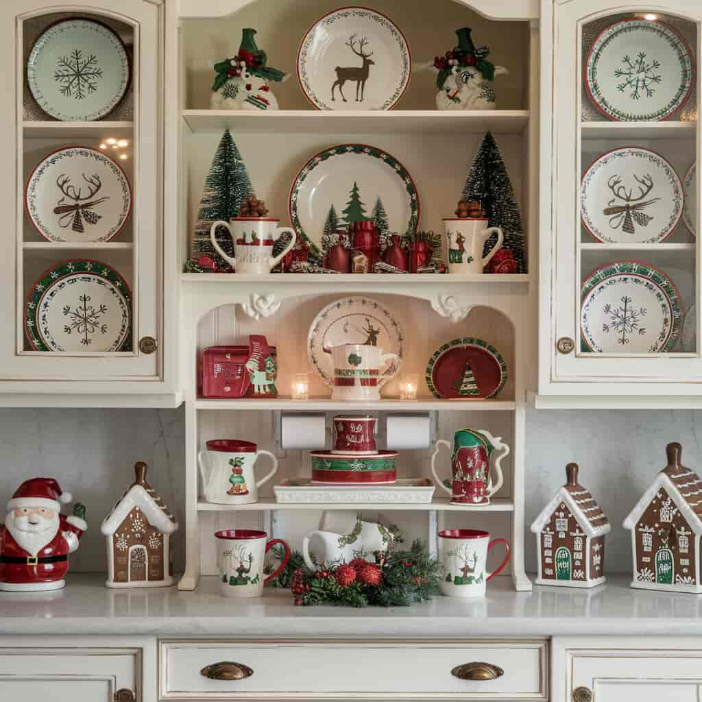 Christmas kitchen decor with Christmas-Themed Kitchenware