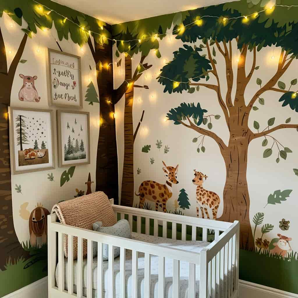 Baby Girl Room Ideas with Decorative Wall Art