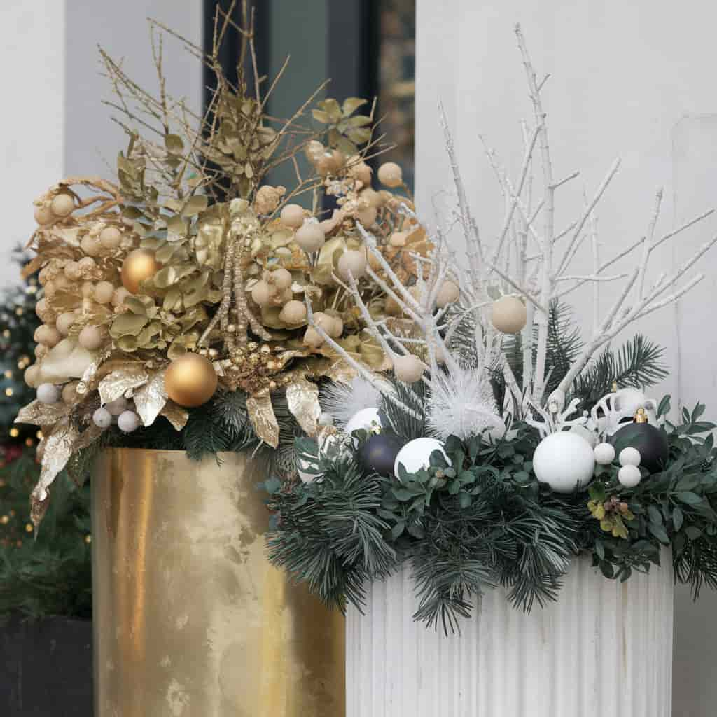 Metallic and Monochrome Planters