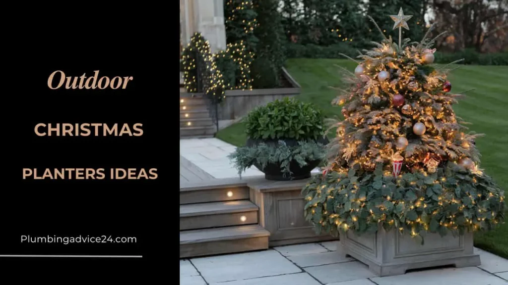 Outdoor Christmas Planters Ideas to Brighten Your Porch & Garden