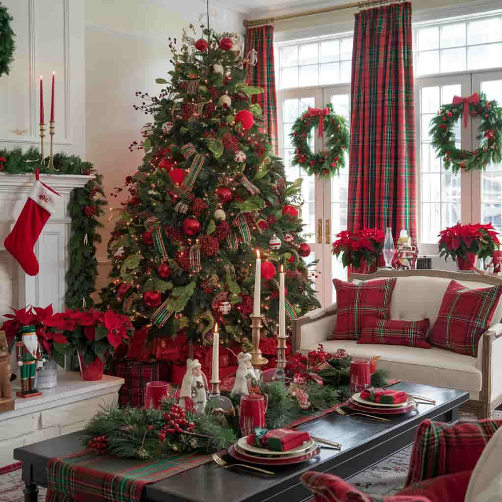 Christmas Decor Inspiration with Classic Red & Green Holiday