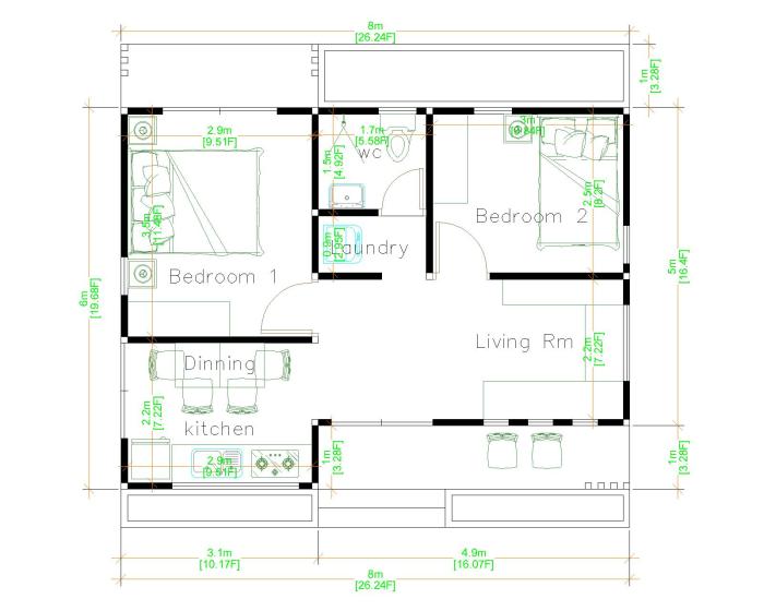 Gambar pondasi rumah 6x8 2 kamar