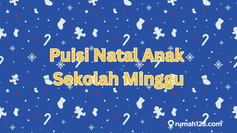 15 Puisi Natal Anak Sekolah Minggu yang Menarik