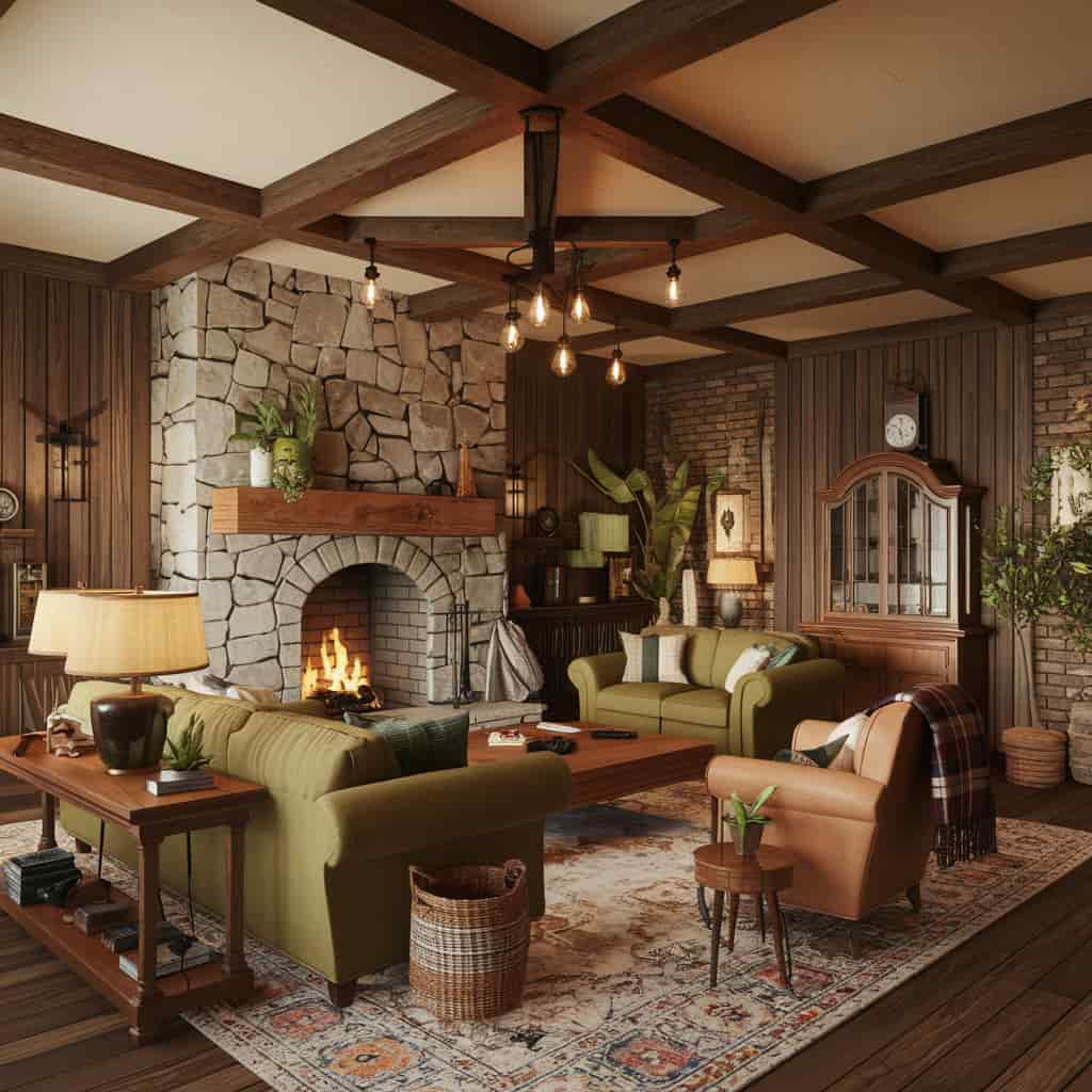 Bloxburg Living Room Ideas with Rustic Charm