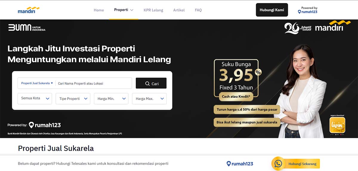 mandiri jual sukarela