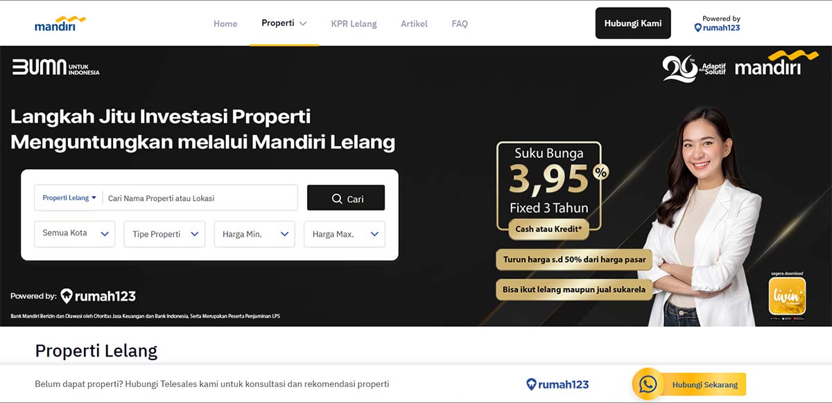 mandiri properti lelang