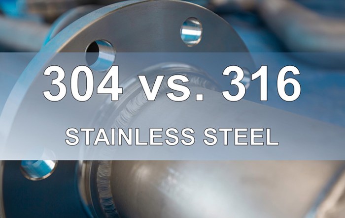 Plat stainless steel  304 vs 316 bagus mana?