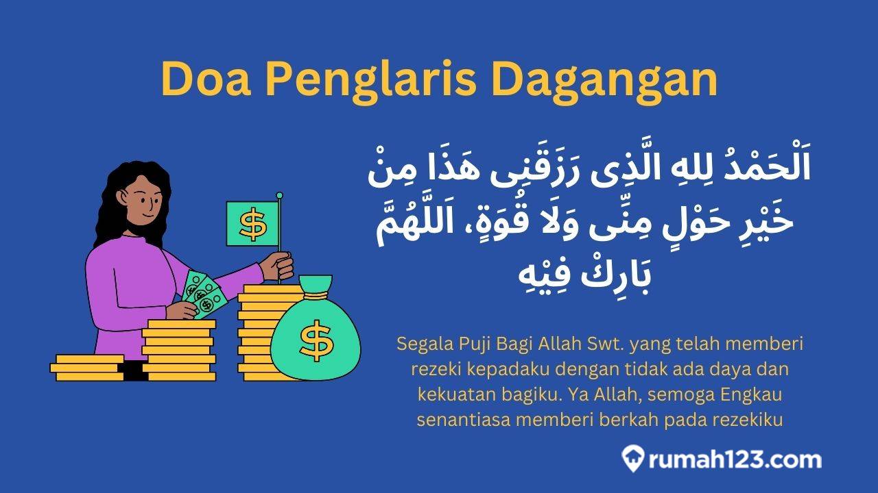 doa penglaris dagangan dan arti