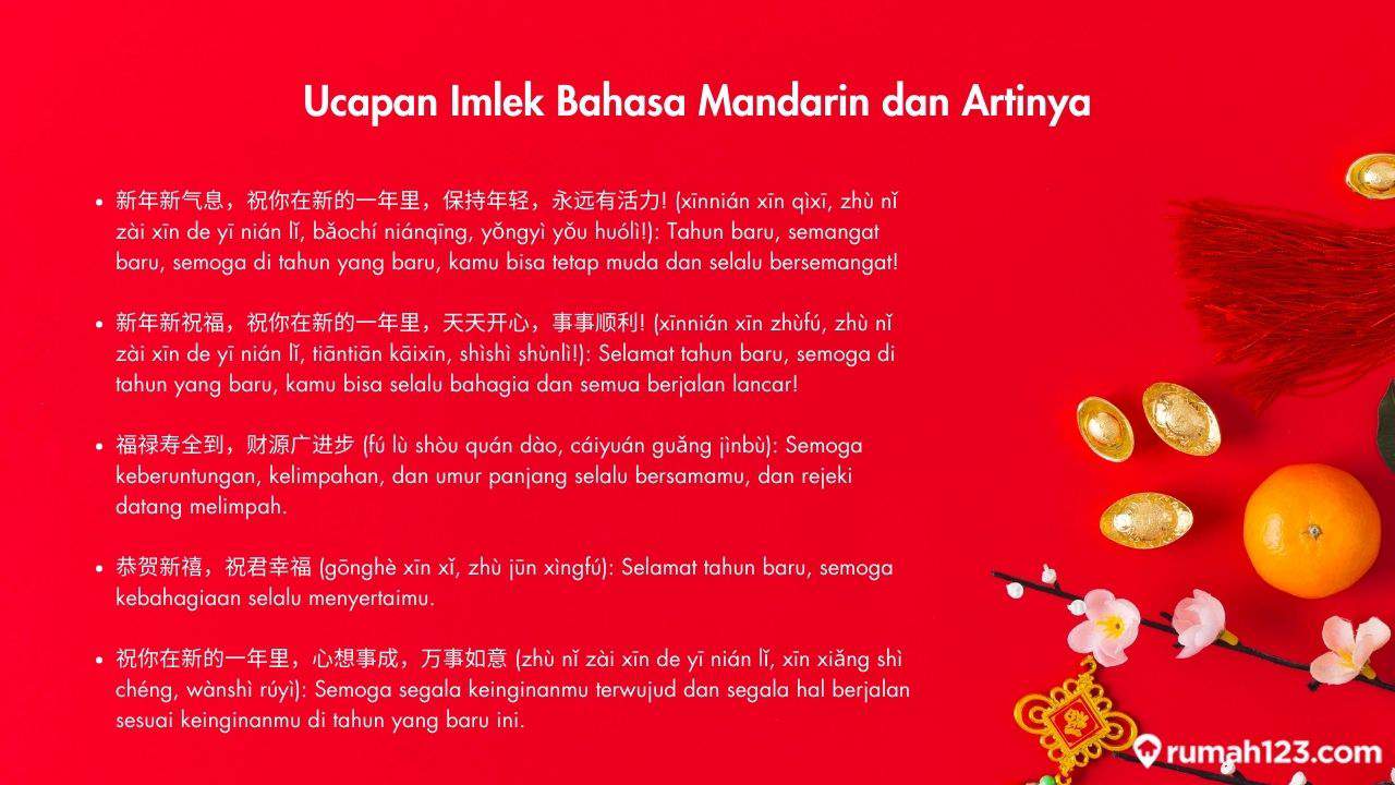 kata kata ucapan imlek bahasa mandarin