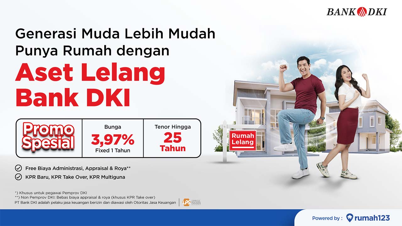 kemudahan beli aset lelang bank dki