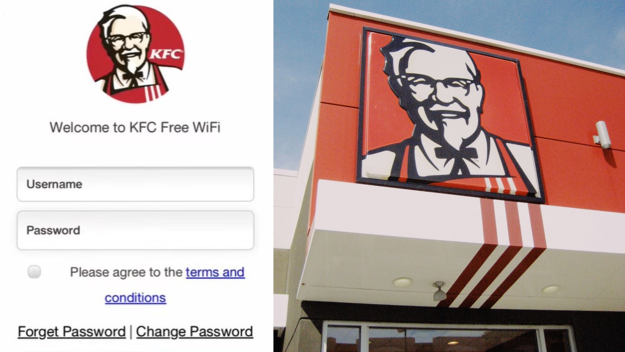 password wifi kfc