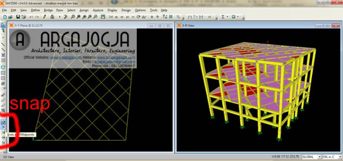 Tutorial SAP 2000 untuk Rangka Atap Baja Ringan