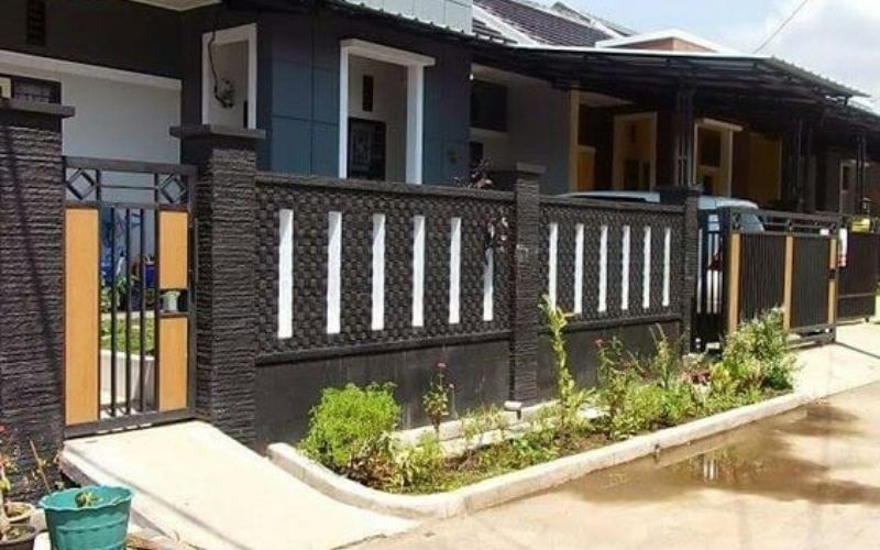 pagar rumah sederhana tapi cantik